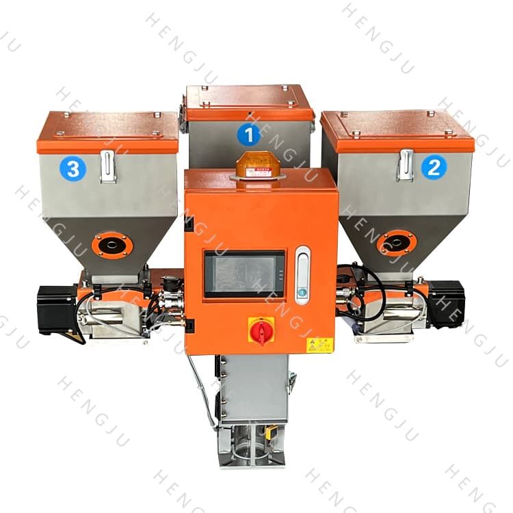 Three-pot volumetric doser